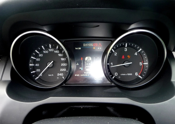 Land Rover Range Rover Evoque cena 59900 przebieg: 273000, rok produkcji 2012 z Ząbkowice Śląskie małe 631